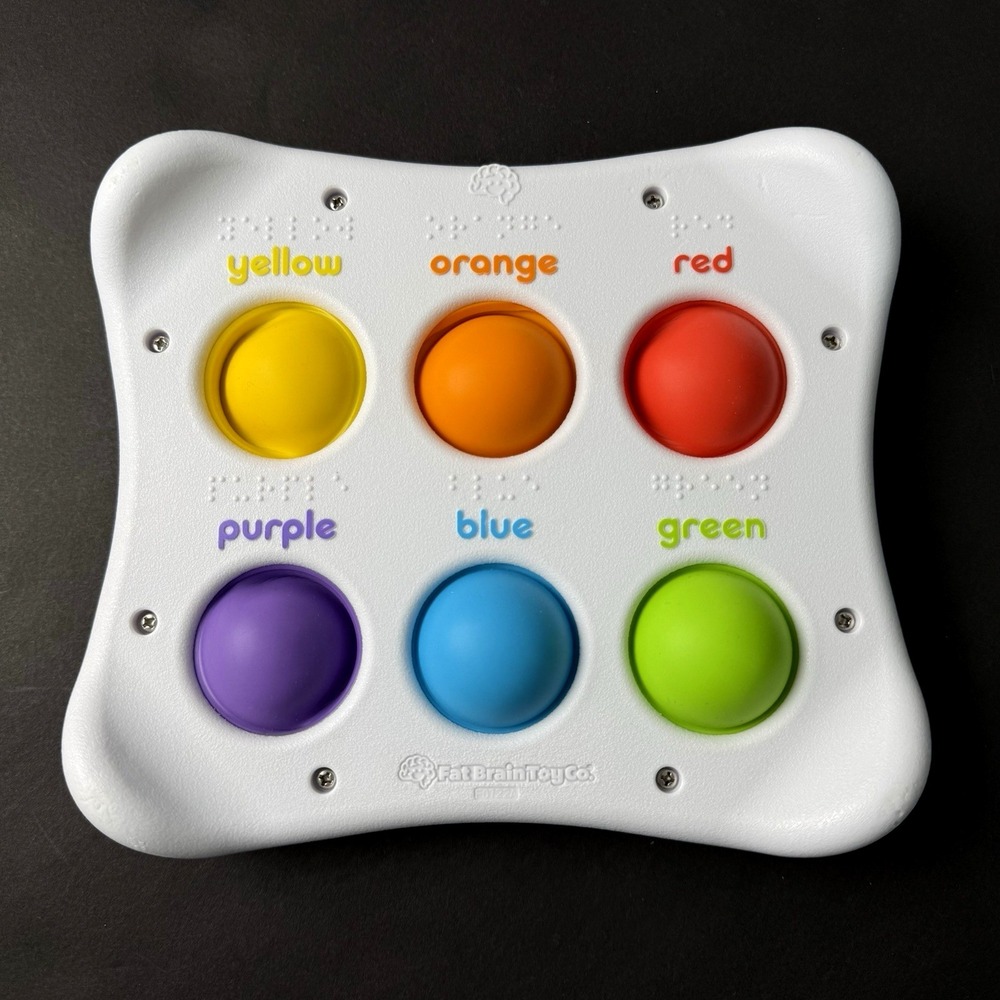 Fat Brain Toy Dimpl Duo Pop Braille Sensory Fidget Play Educational Learning IQ